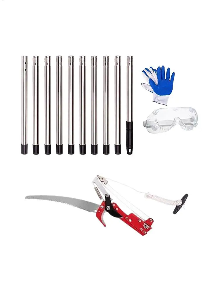 Tree Pruner  Branches Cutter Pole Saw Telescoping Trimmer Scissors Pruning Scissors Garden Shears Saw Fruit Pick Cutting Tool