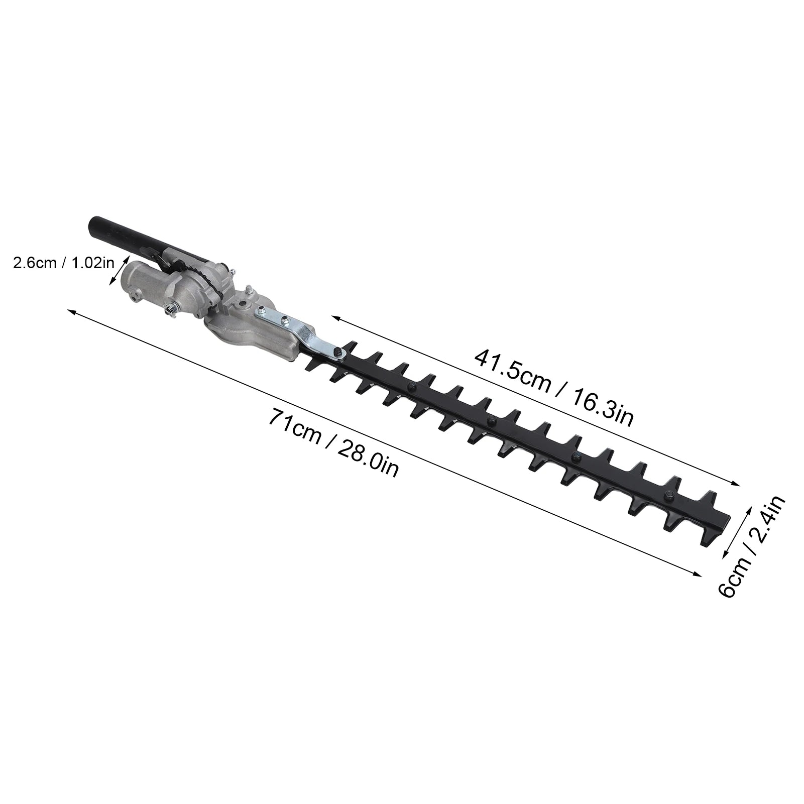 Hedge Trimmer Blade 26mm Hedge Trimmer Blade Attachment Replacement Parts for Brush Cutters Garden Trimmers Hedge Trimmer Head