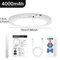 Motion Sensor Ceiling Light USB Type-C Rechargeable Magnetic Lamp Wireless Wall Lamp Remote LED Night Light For Kitchen Coatroom