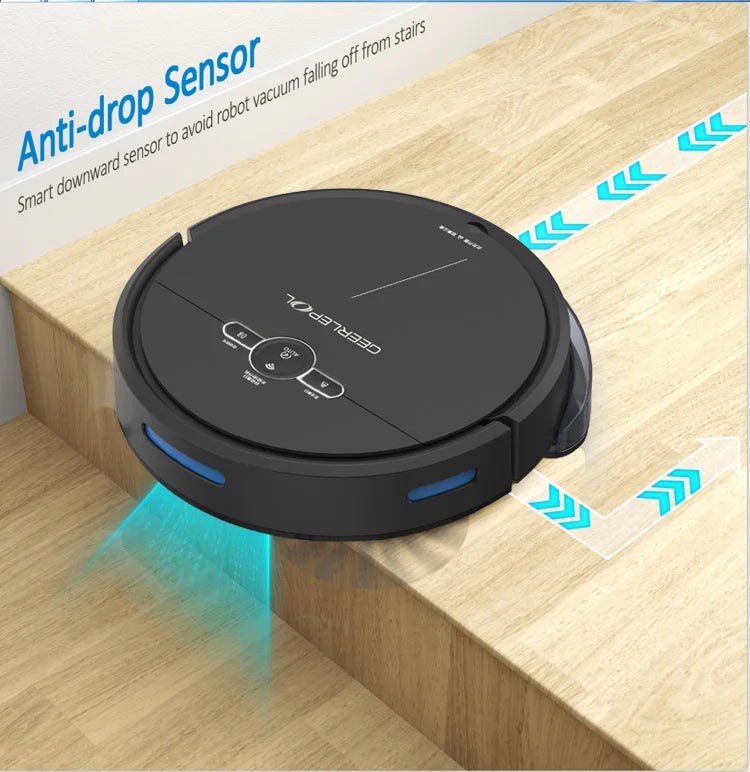 Robot Vacuum Cleaner With 2000Pa Cyclone Suction APP/Voice/Remote Control Automatic Self-Charging Robotic Vacuum Cleaner