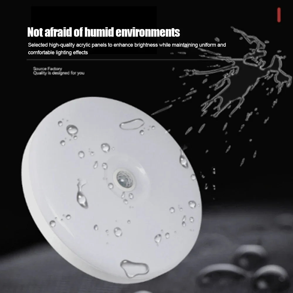 Motion Sensor Ceiling Lamp 12w 18w PIR Motion Detector Modern Ceiling Lighting For Corridor Garage Stair Balcony AC 220V ﻿