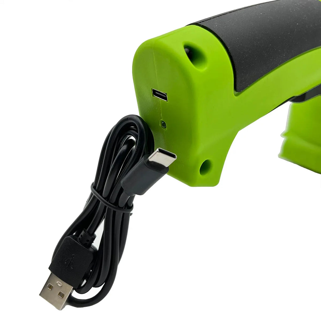 Electric Bush Trimmer Cordless Grass Shear Hedge Trimmer Lightweight Handheld Grass Cutter Rechargeable Shrub Trimmers for Yard