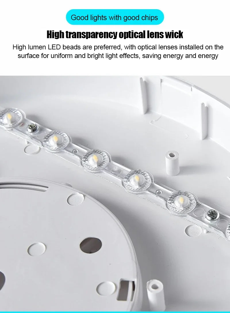 Motion Sensor Ceiling Lamp 12w 18w PIR Motion Detector Modern Ceiling Lighting For Corridor Garage Stair Balcony AC 220V ﻿