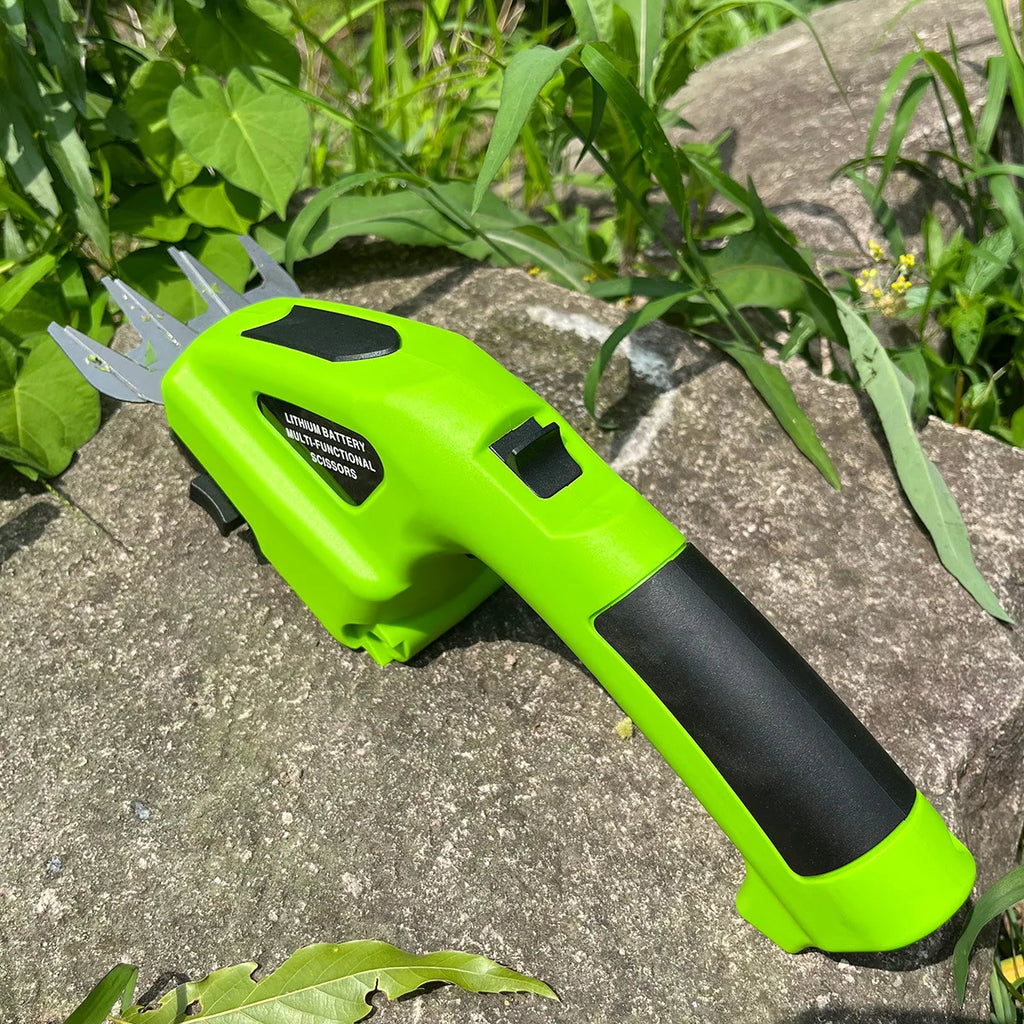 Electric Bush Trimmer Cordless Grass Shear Hedge Trimmer Lightweight Handheld Grass Cutter Rechargeable Shrub Trimmers for Yard